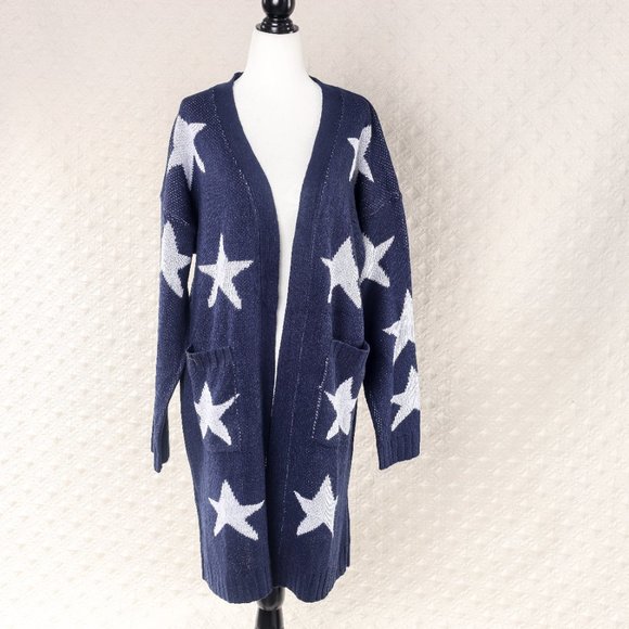 NWT Evelyn Taylor long stars sweater - 2X - Picture 4 of 9